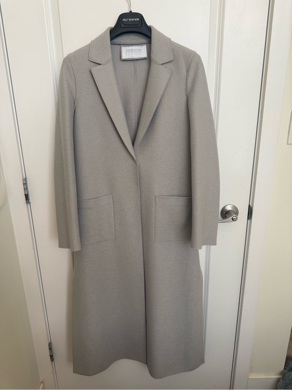 Harris Wharf London Virgin Wool Full-Length Maxi Coat IT 38